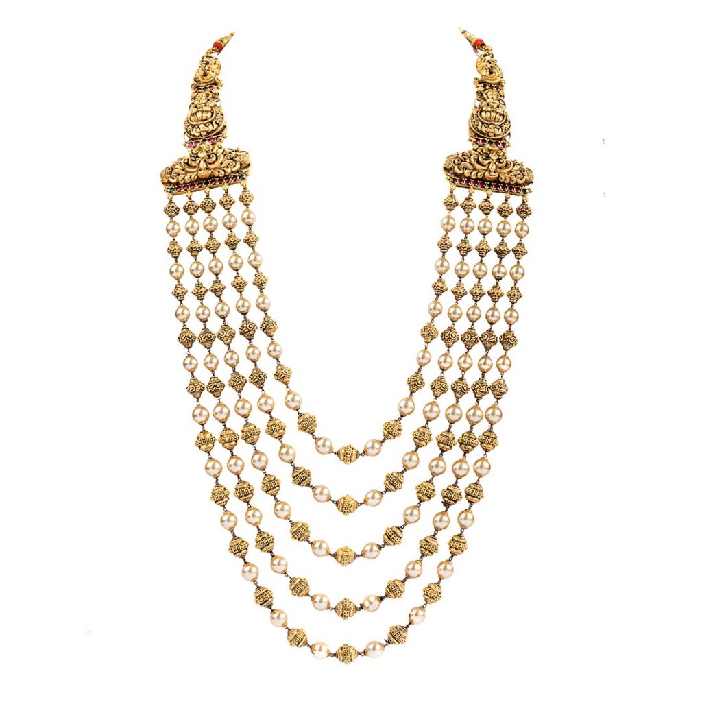 Temple Necklace - Musaddilal Jewellers